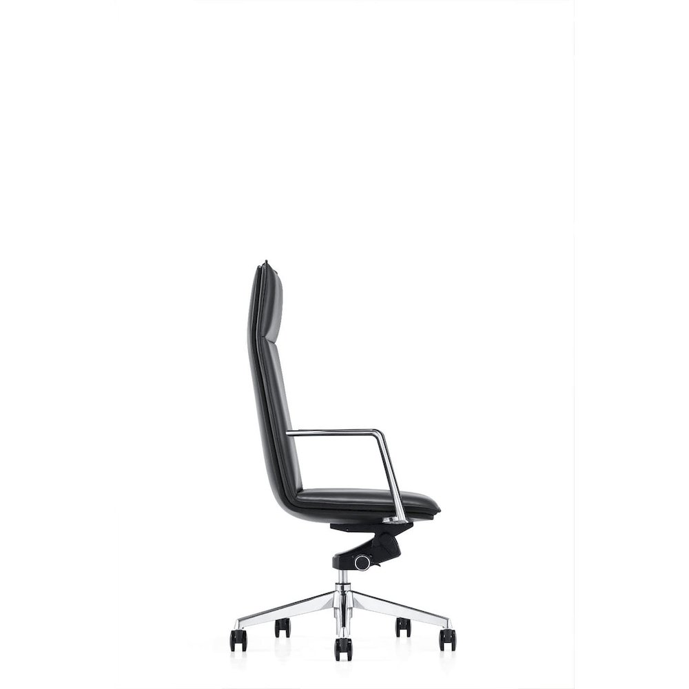 Modrest Gorsky - Modern Black High Back Executive Office Chair. Picture 3