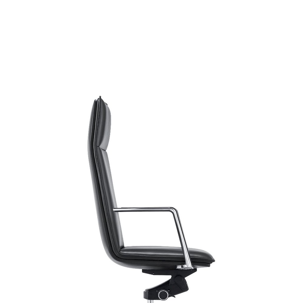 Modrest Gorsky - Modern Black High Back Executive Office Chair. Picture 4