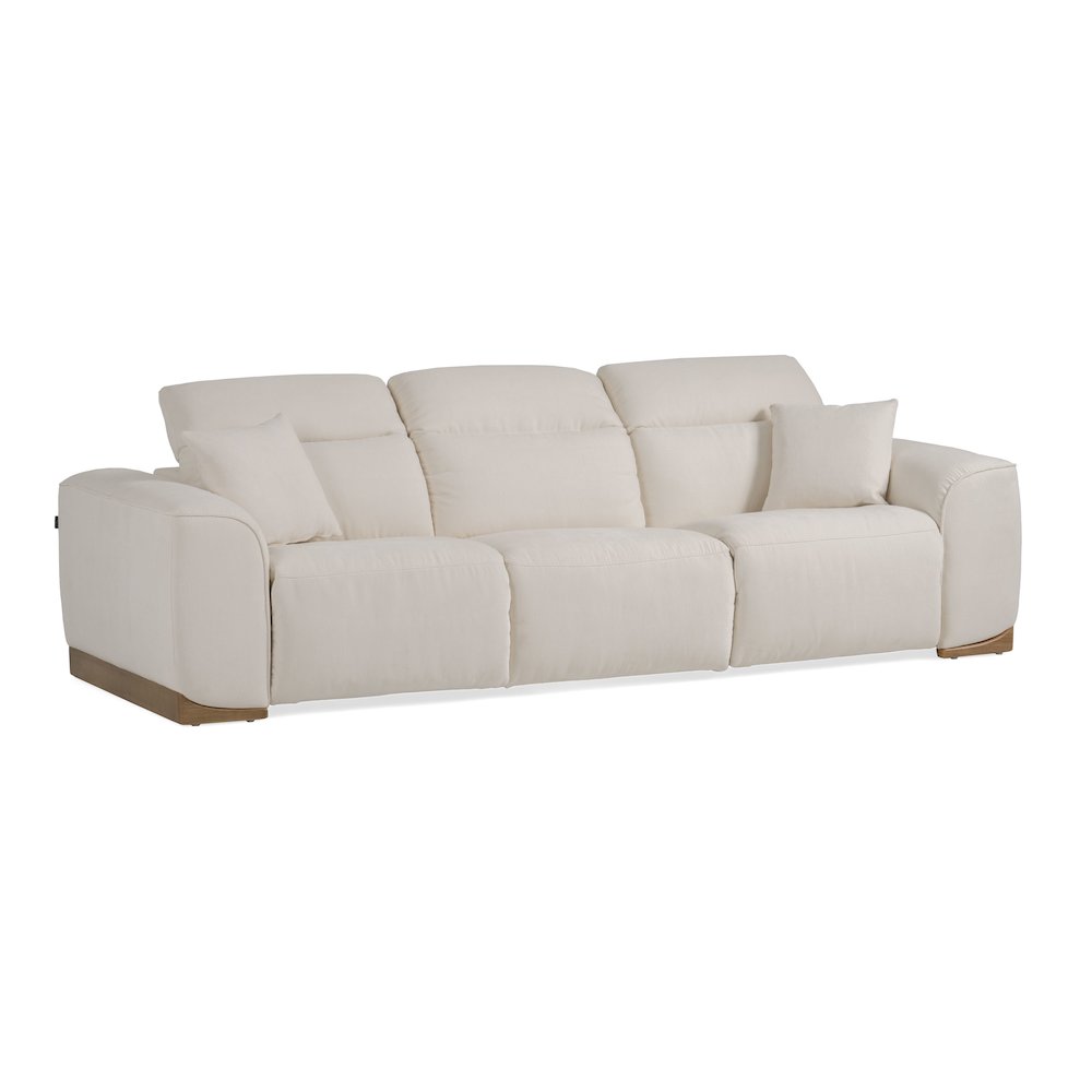 Divani Casa Hagerty - Modern Off-White Fabric Sofa With 2 Power Recliners. Picture 3