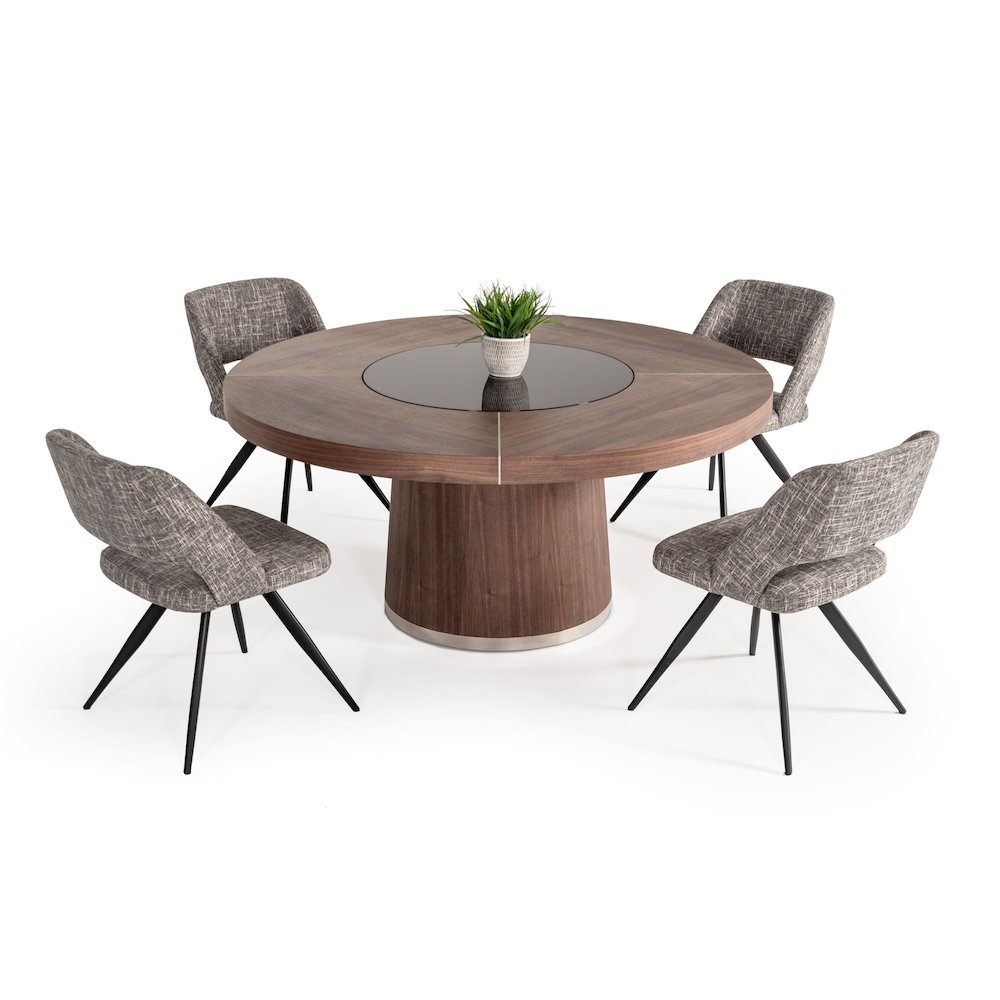 Modrest Houston - Round Modern Dining Table. Picture 3