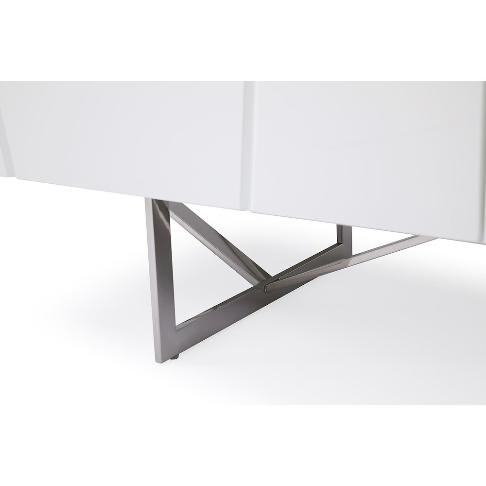 Modrest Chrysler Modern White Dresser. Picture 4