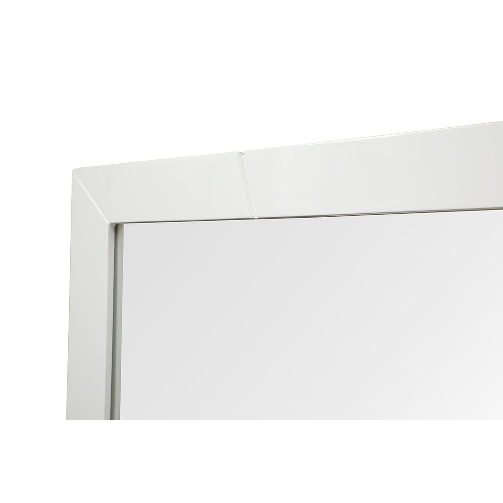 Modrest Chrysler Modern White Mirror. Picture 4