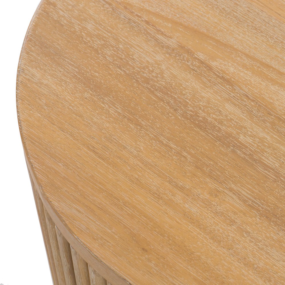 Jacobson - Modern Natural Acacia Console Table. Picture 7