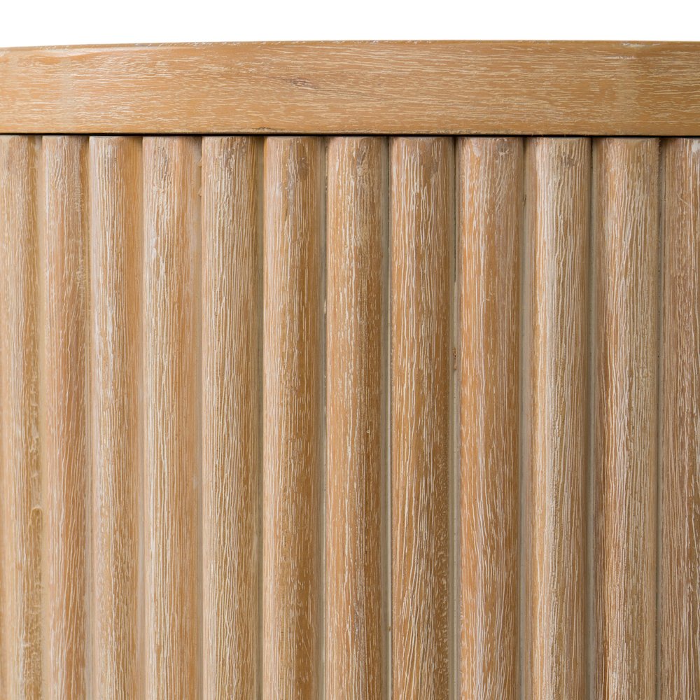 Jacobson - Modern Natural Acacia Console Table. Picture 6