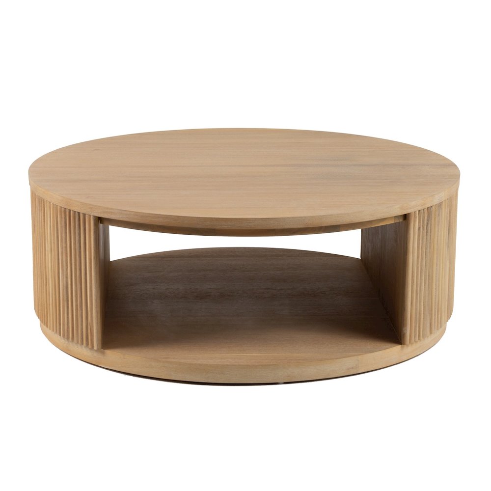 Jacobson - Modern Natural Acacia Coffee Table. Picture 5