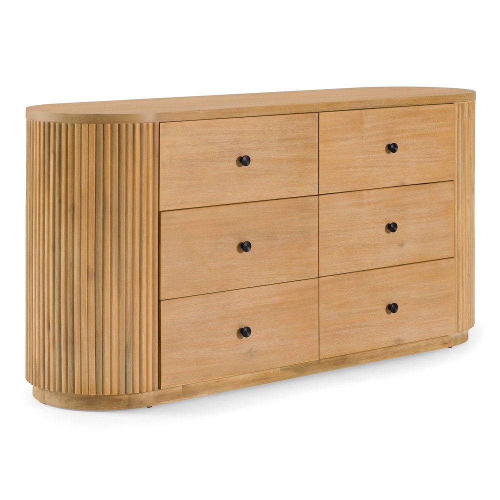 Jacobson - Modern Natural Acacia Dresser. Picture 2