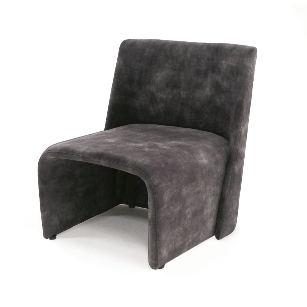 Modrest - Modern Jarvis Accent Dark Grey Fabric Chair. Picture 1