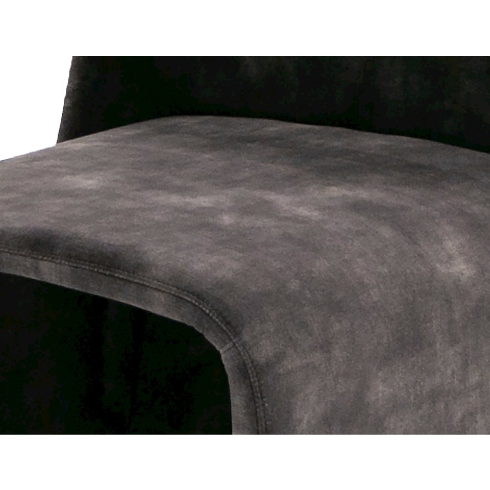 Modrest - Modern Jarvis Accent Dark Grey Fabric Chair. Picture 4