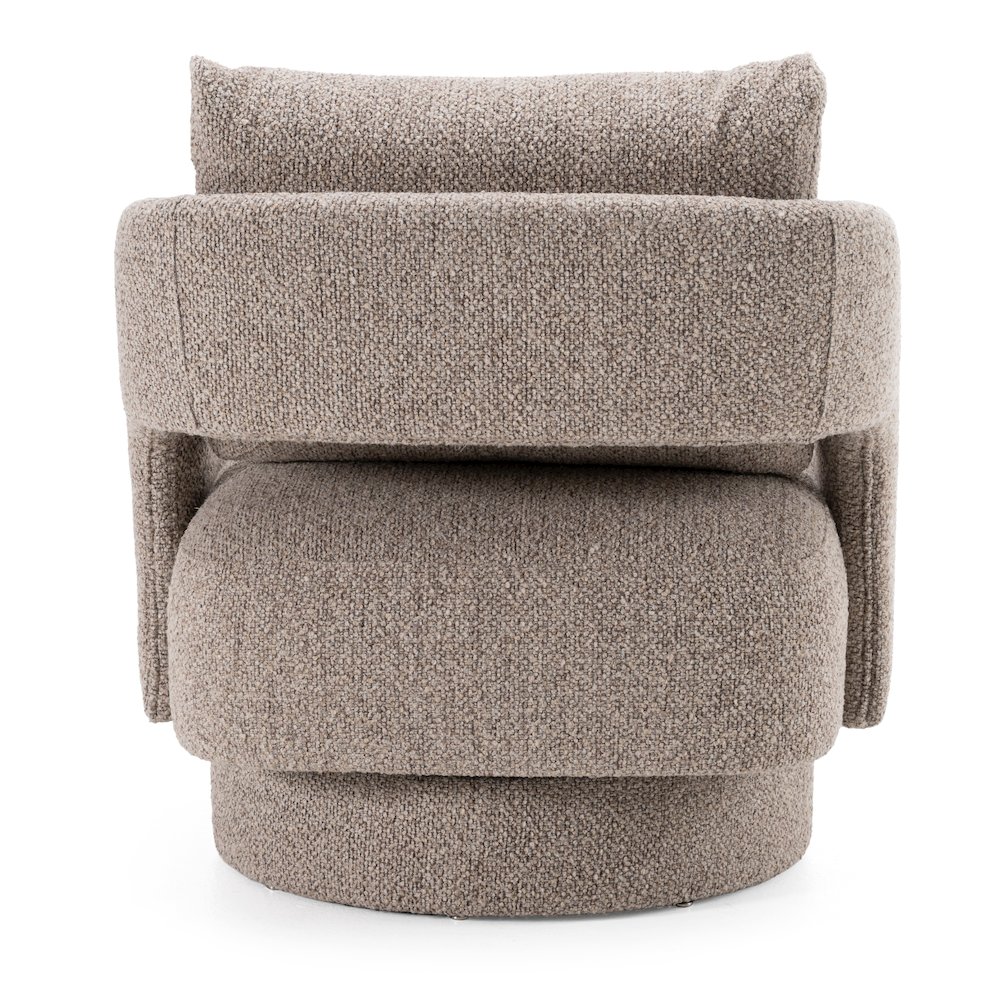 Divani Casa Johnny - Modern Brown Fabric Accent Chair. Picture 5