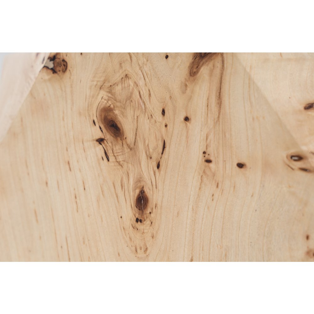 Modrest July - Modern Mapa Burl Round End Table. Picture 2