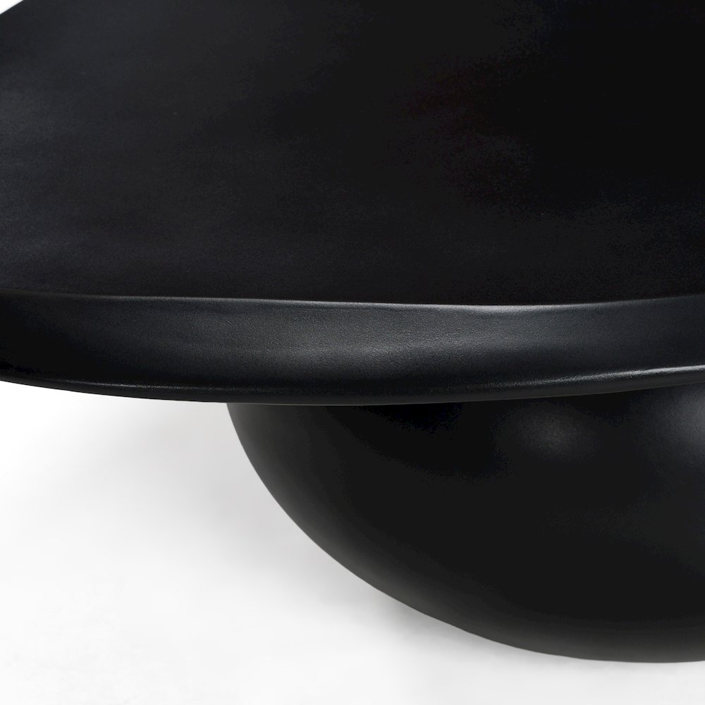 Kalvin - Modern Black Concrete Nesting Coffee Table Set. Picture 3