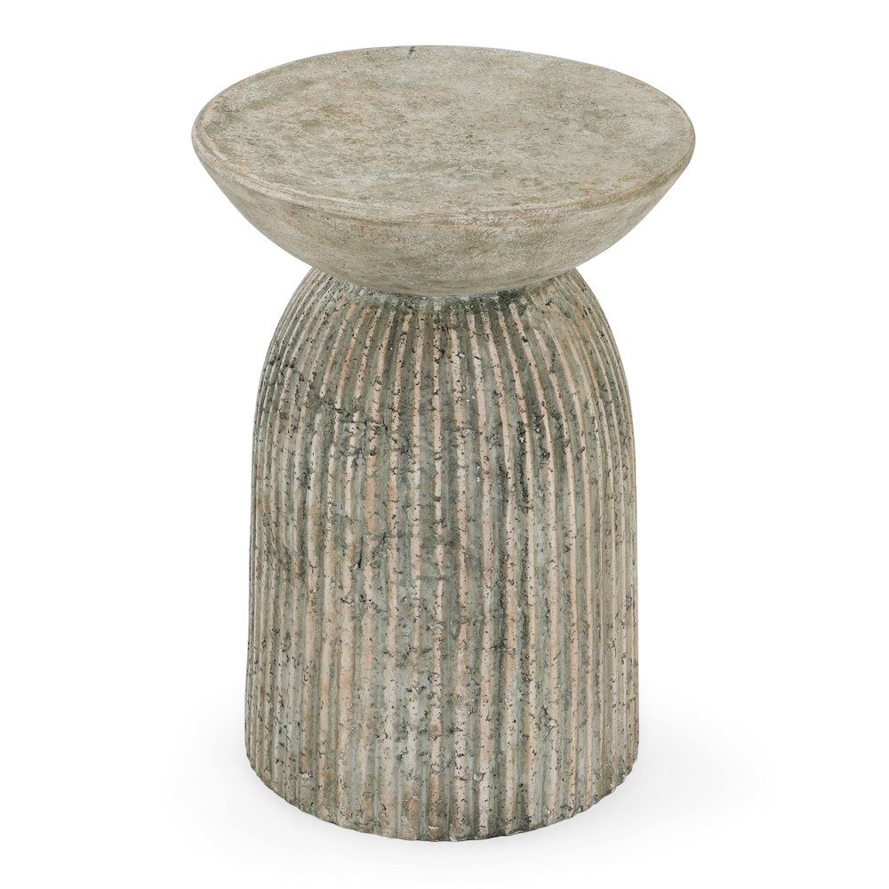 Katyal - Modern Old Grey Fiberform End Table. Picture 3