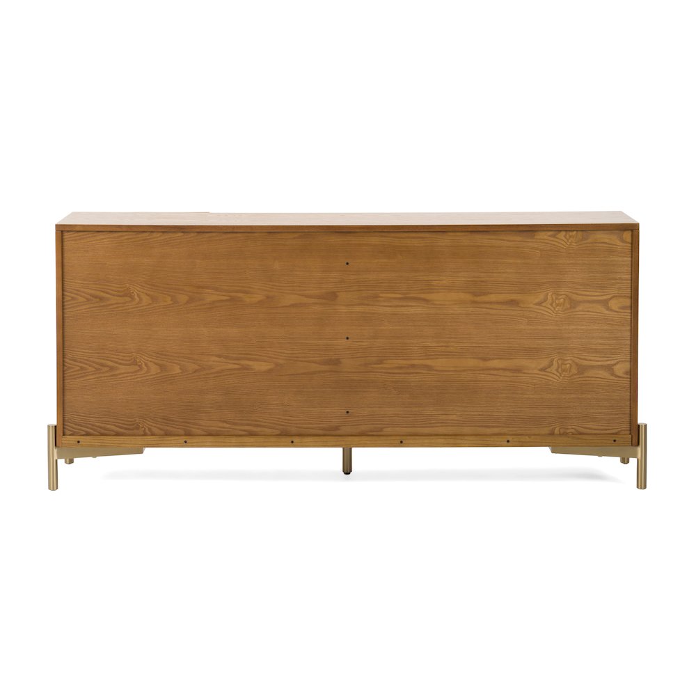 Modrest Killeen - Modern Gold + Walnut Buffet. Picture 6