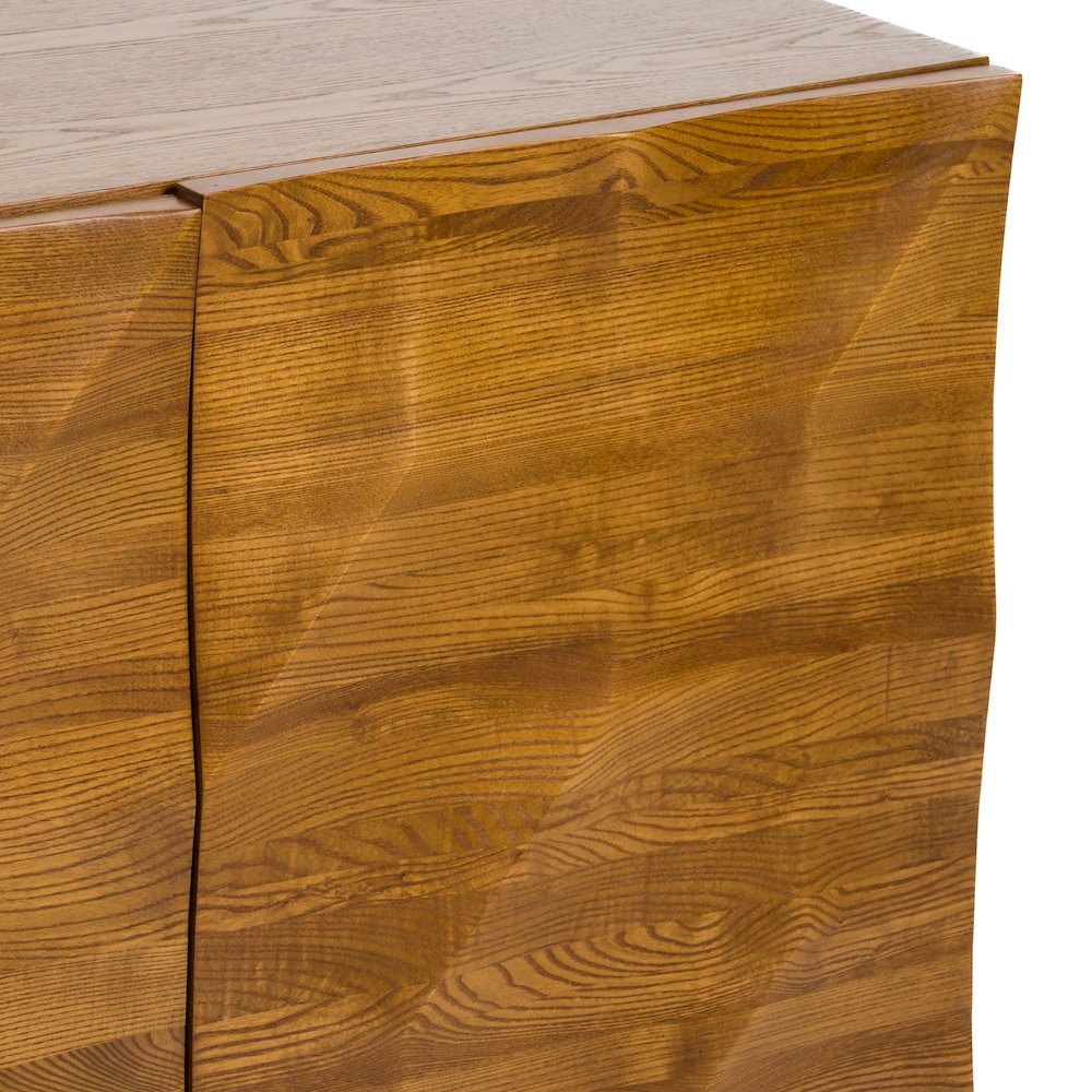 Modrest Killeen - Modern Gold + Walnut Buffet. Picture 7