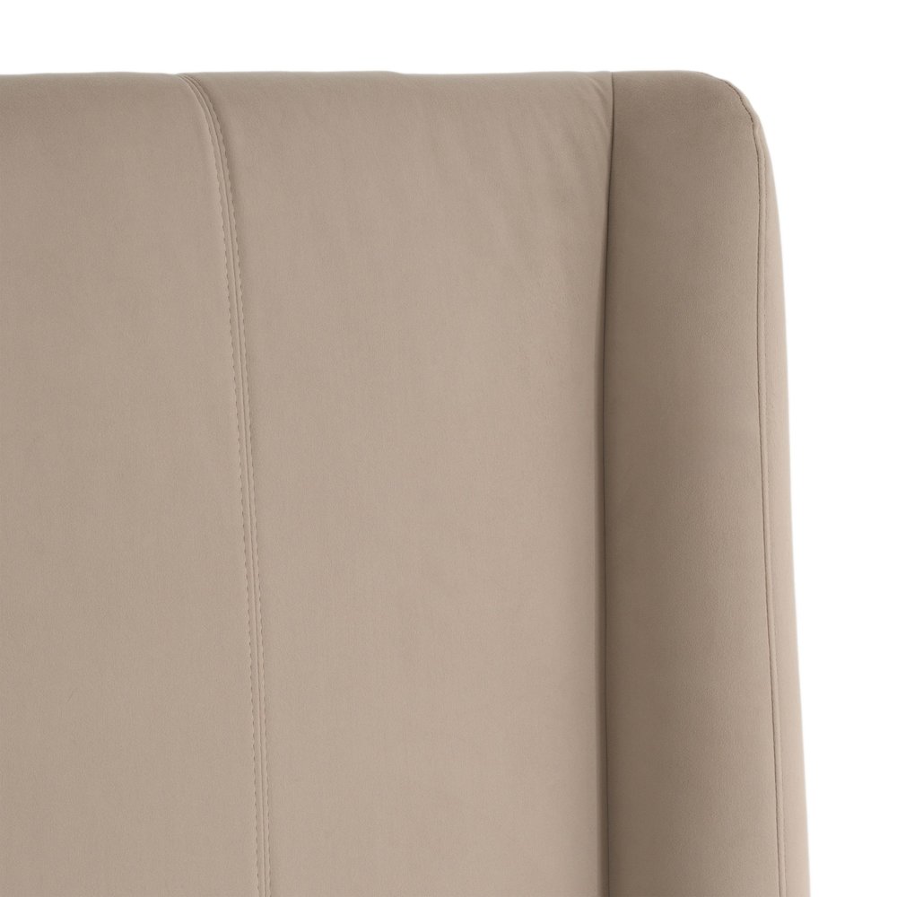 Kiro - Modern Tan Fabric Eastern King Bed. Picture 4