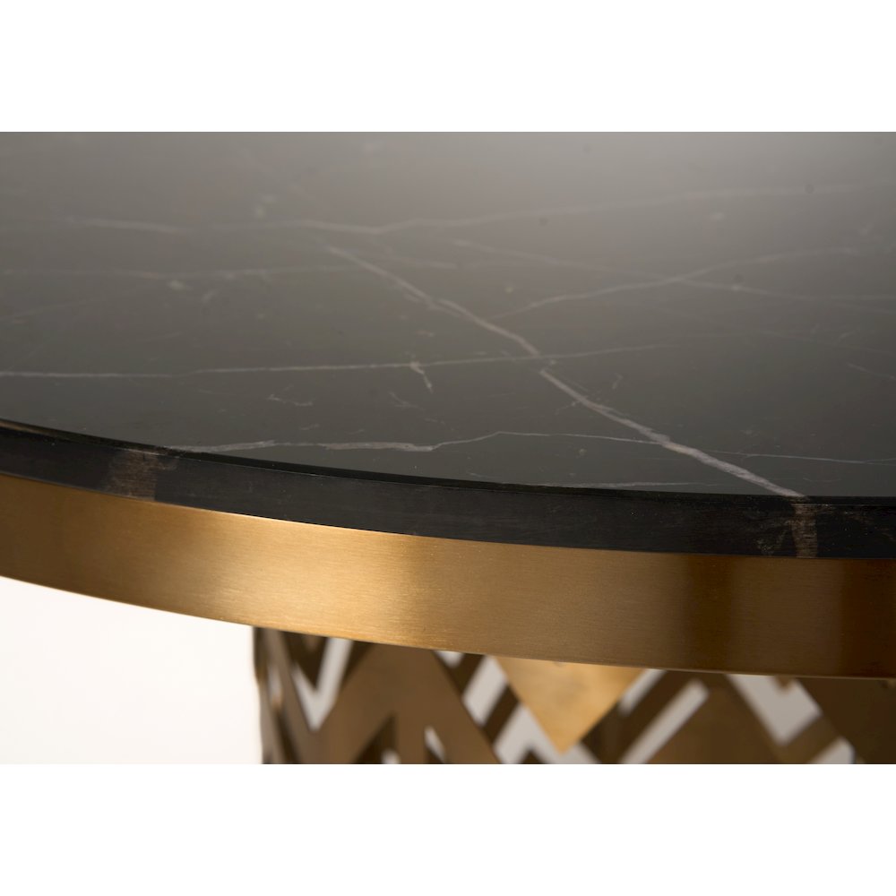 Modrest Kowal - Glam Black Marble Dining Table. Picture 10