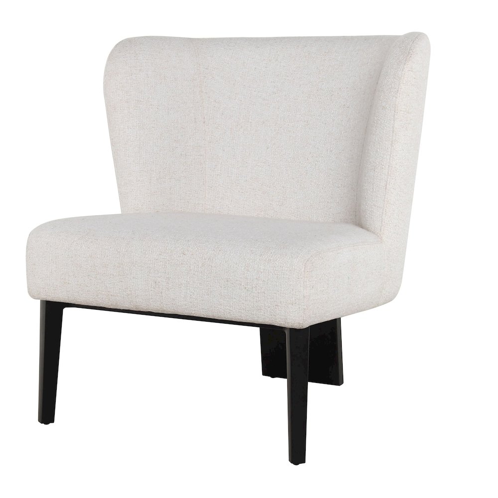 Divani Casa Ladean - Modern White Accent Chair. Picture 2