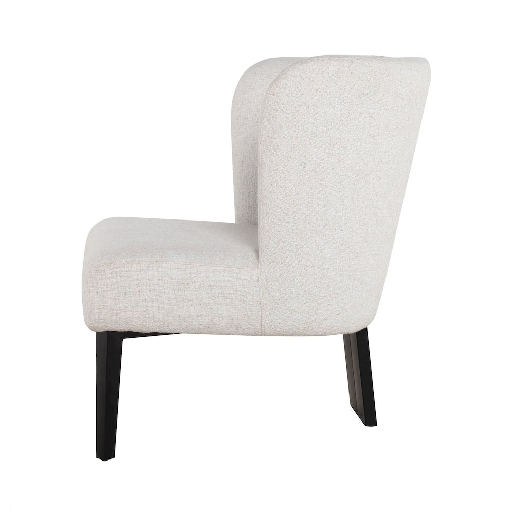 Divani Casa Ladean - Modern White Accent Chair. Picture 3