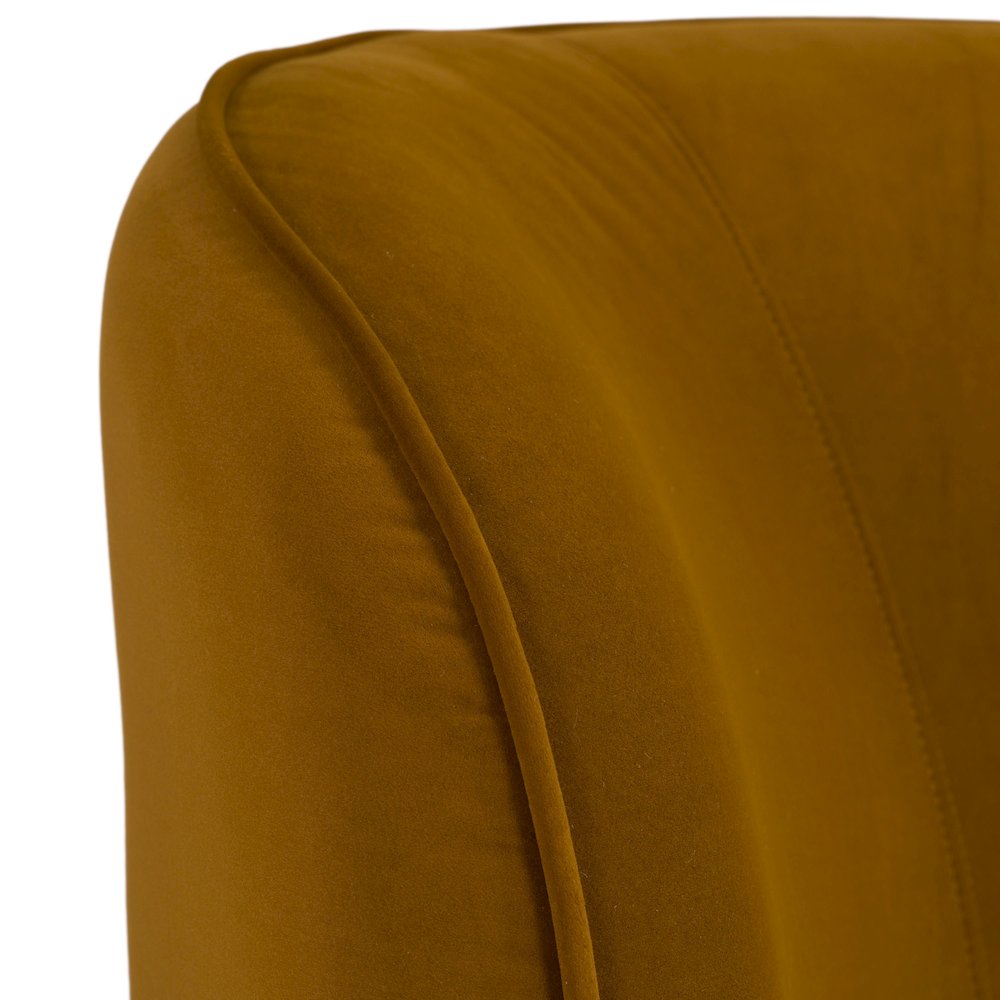 Lambert - Modern Burnt Orange Fabric Upholstered Eastern King Bed. Picture 4