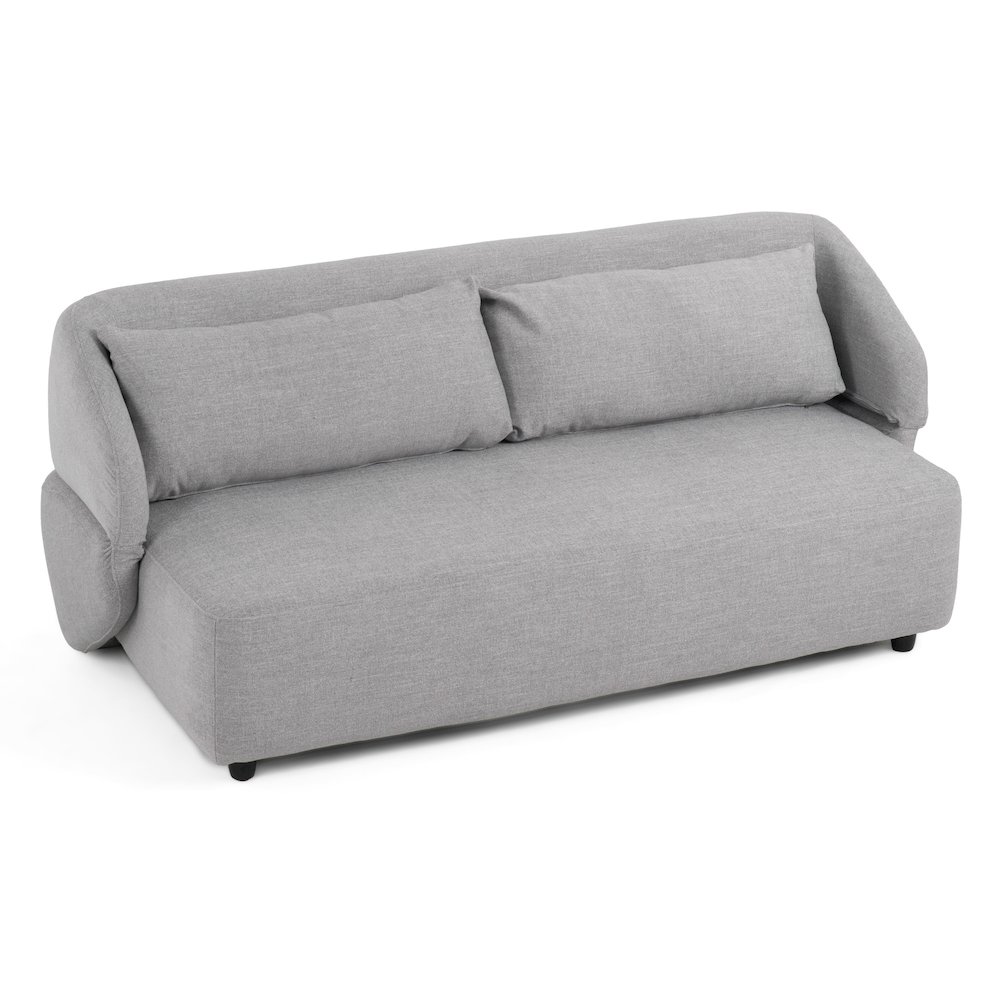 Divani Casa Lerner - Modern Light Grey Fabric Sofa Bed. Picture 4