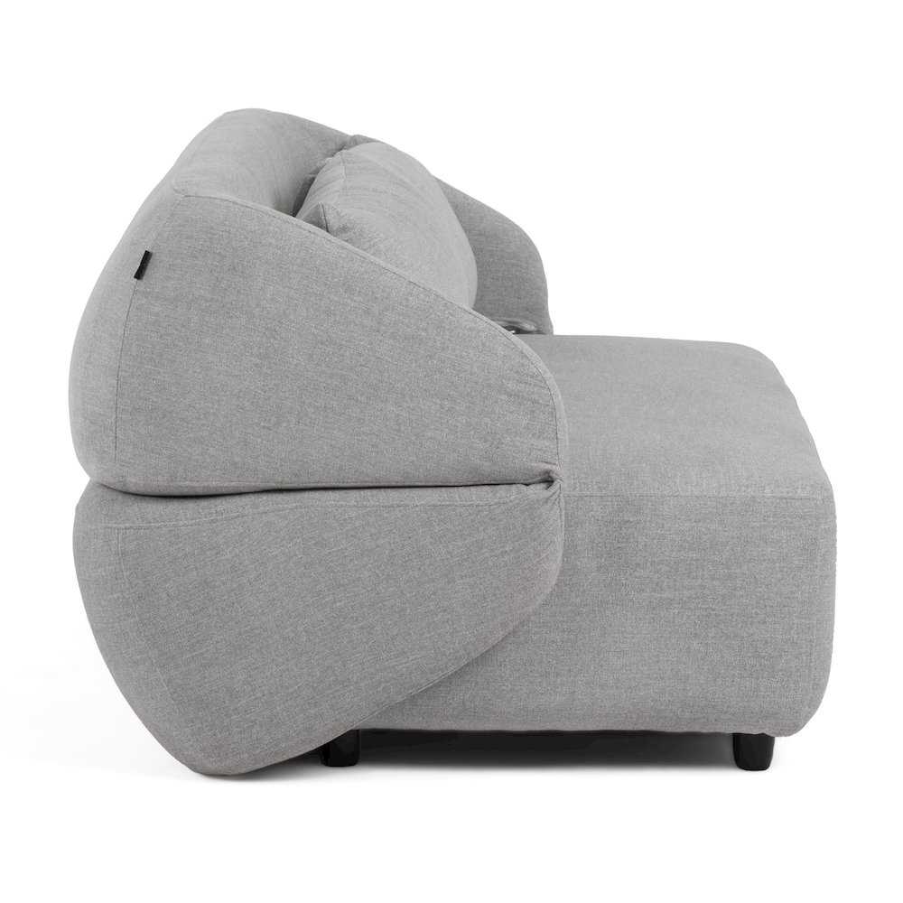 Divani Casa Lerner - Modern Light Grey Fabric Sofa Bed. Picture 5
