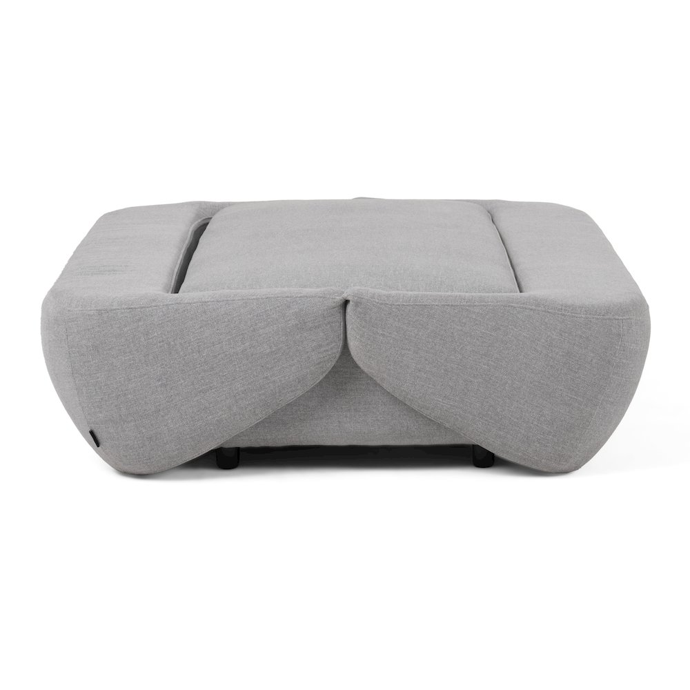 Divani Casa Lerner - Modern Light Grey Fabric Sofa Bed. Picture 10