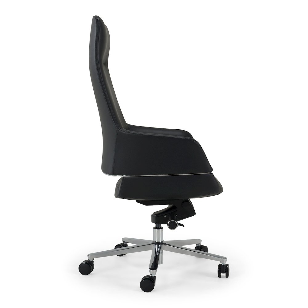 Liddell - Modern Black Leather Executive Office Chair. Picture 3