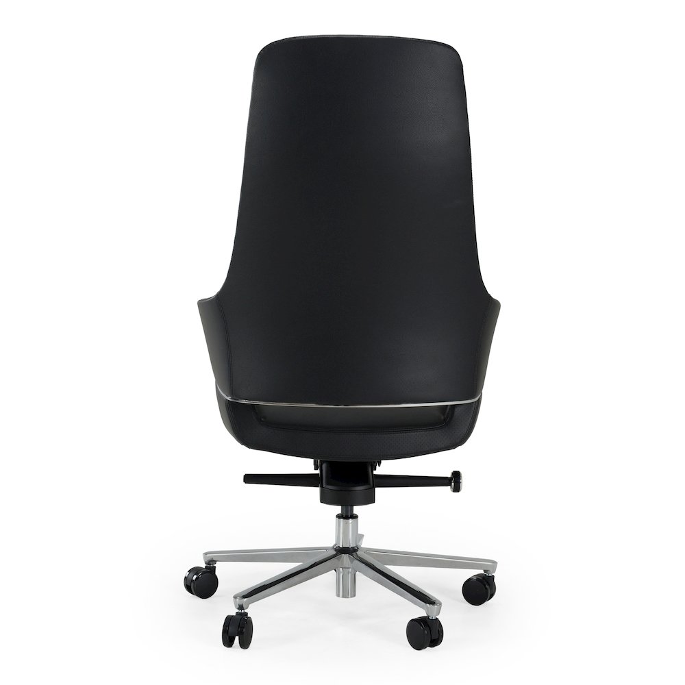 Liddell - Modern Black Leather Executive Office Chair. Picture 4
