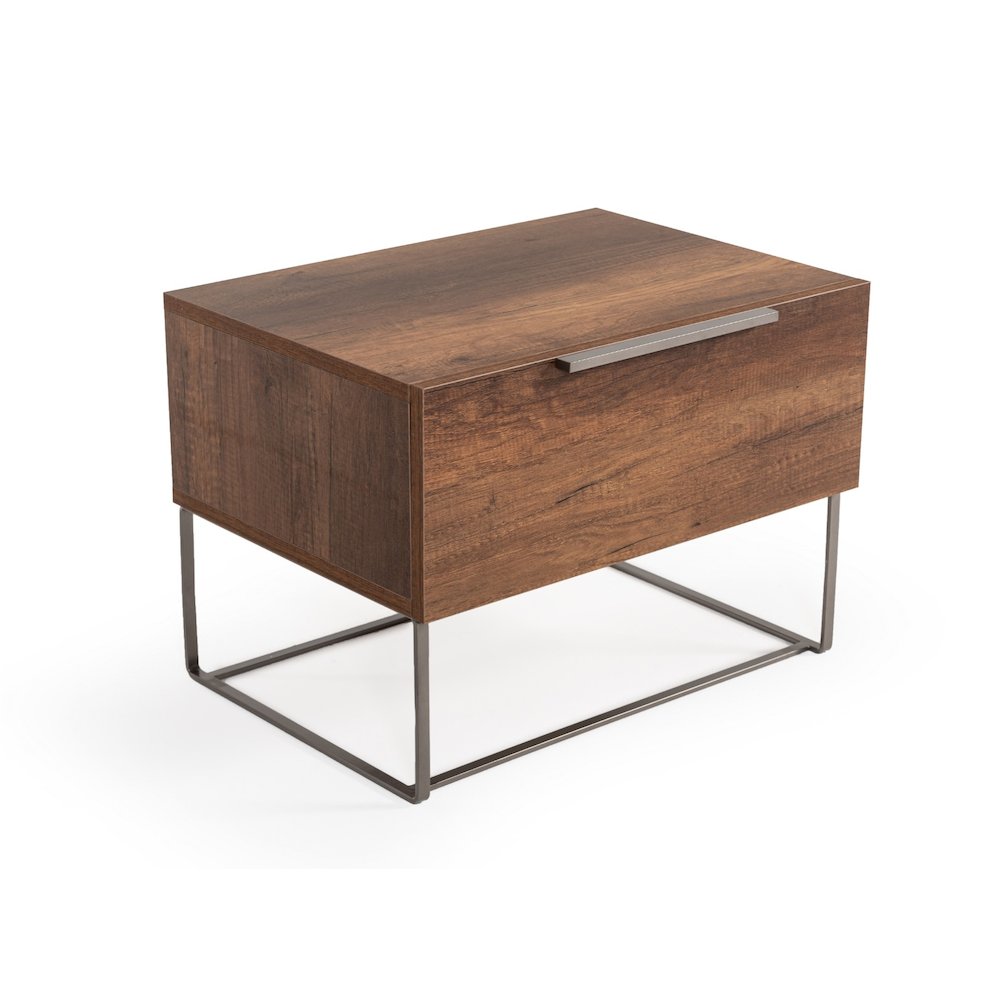 Nova Domus Lorenzo Italian Modern Light Oak Nightstand. Picture 4