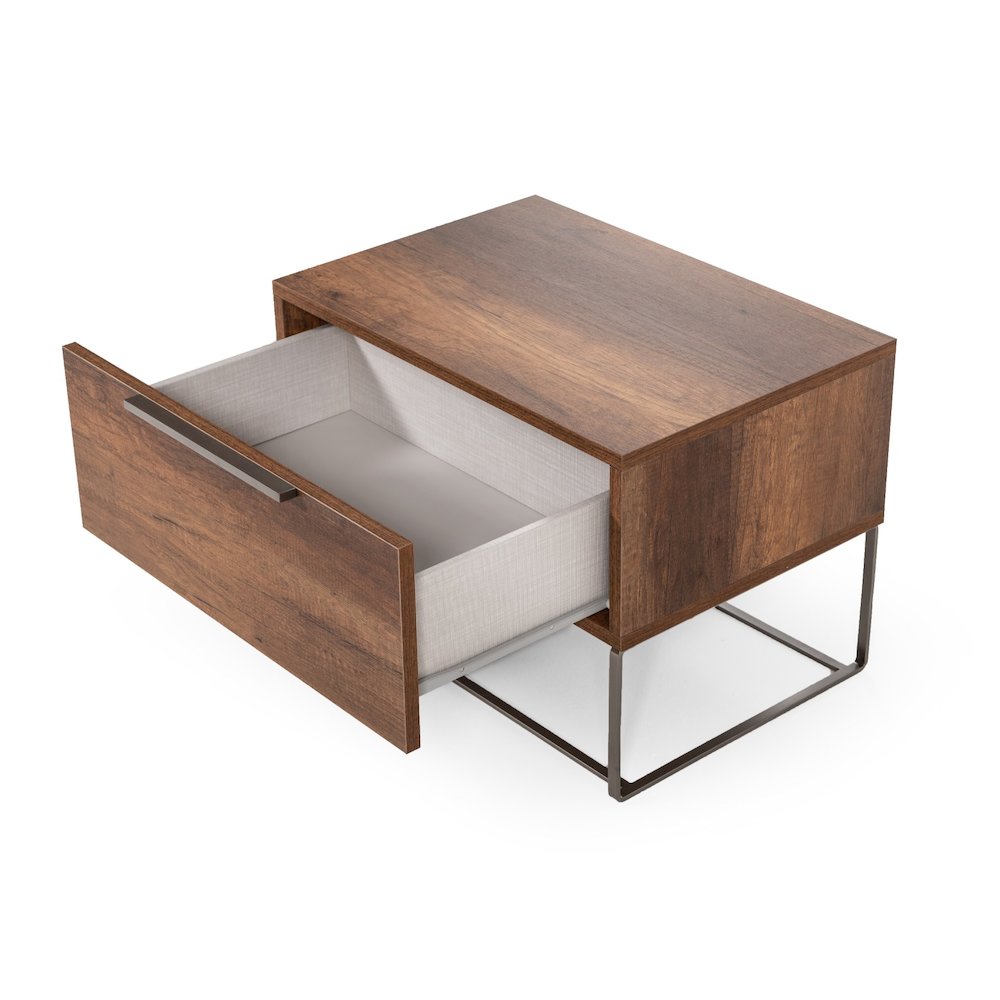 Nova Domus Lorenzo Italian Modern Light Oak Nightstand. Picture 6