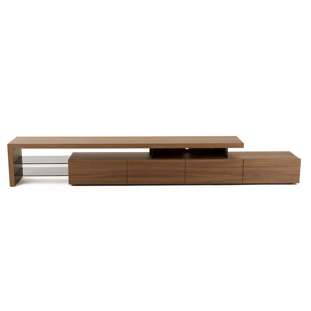 Modrest Loreta - Modern Walnut TV Stand. Picture 1