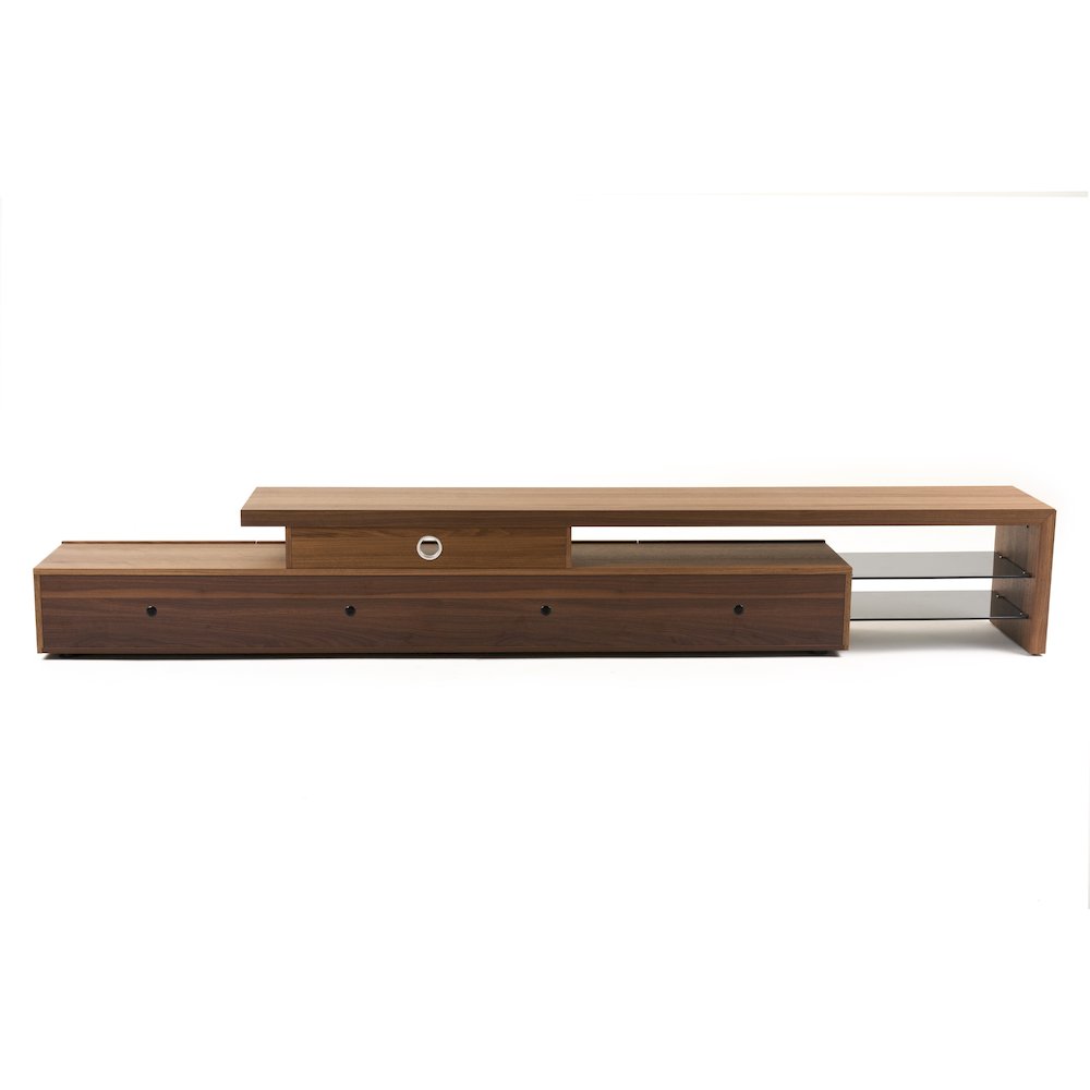 Modrest Loreta - Modern Walnut TV Stand. Picture 4