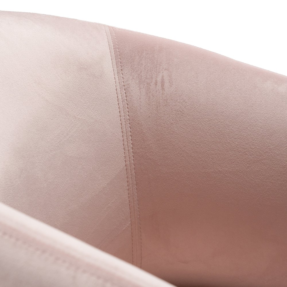 Luzerne - Modern Pink Velvet Dining Chair. Picture 6