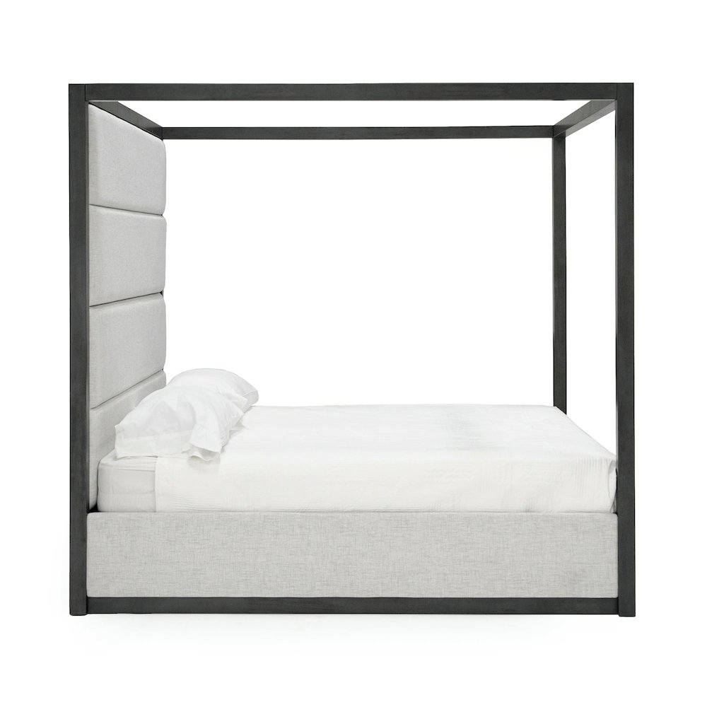 Modrest Manhattan- Contemporary Canopy Grey Queen Bedroom Set. Picture 6