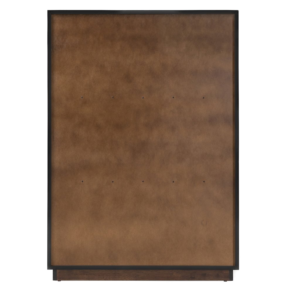 Modrest Manhattan - Contemporary Brown Oak and Gold Chest. Picture 9