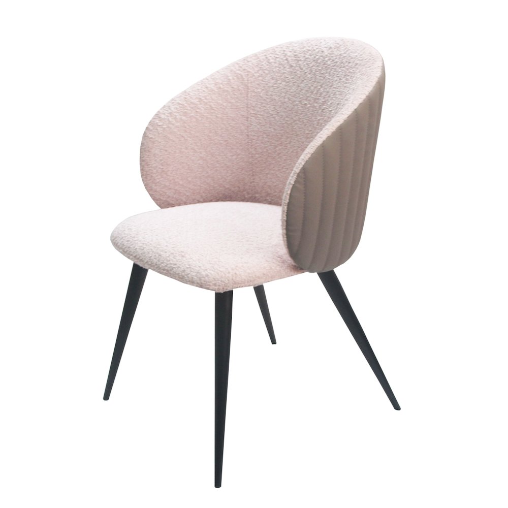 Modrest Marnie - Contemporary Gray + Cream Dining Chair. Picture 1