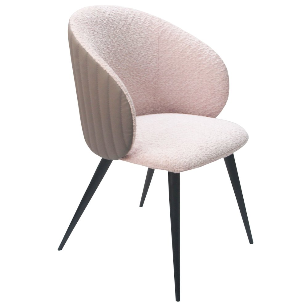 Modrest Marnie - Contemporary Gray + Cream Dining Chair. Picture 4