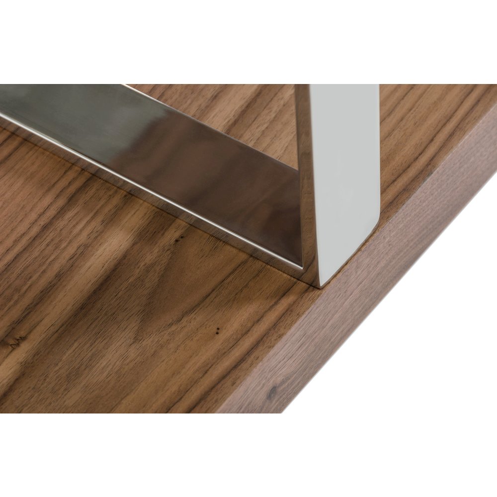 Maze Modern Walnut Bookcase. Picture 2