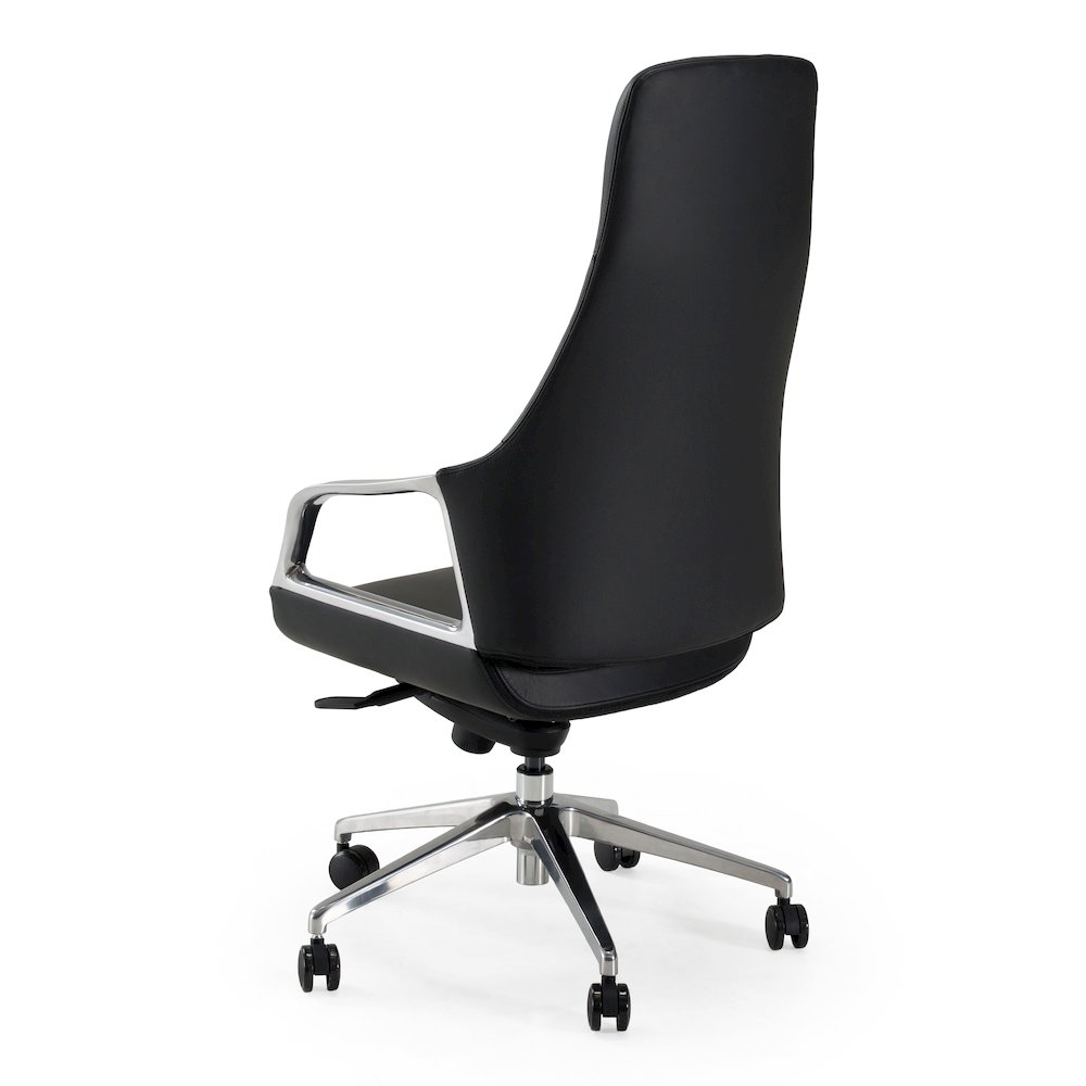 Merlo - Modern Black High Back Executive Office Chair. Picture 7