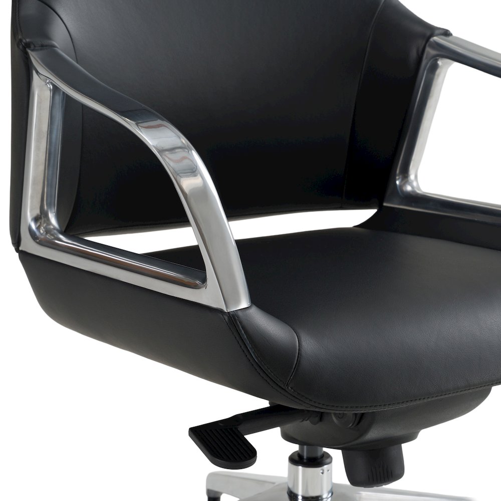 Merlo - Modern Black High Back Executive Office Chair. Picture 4