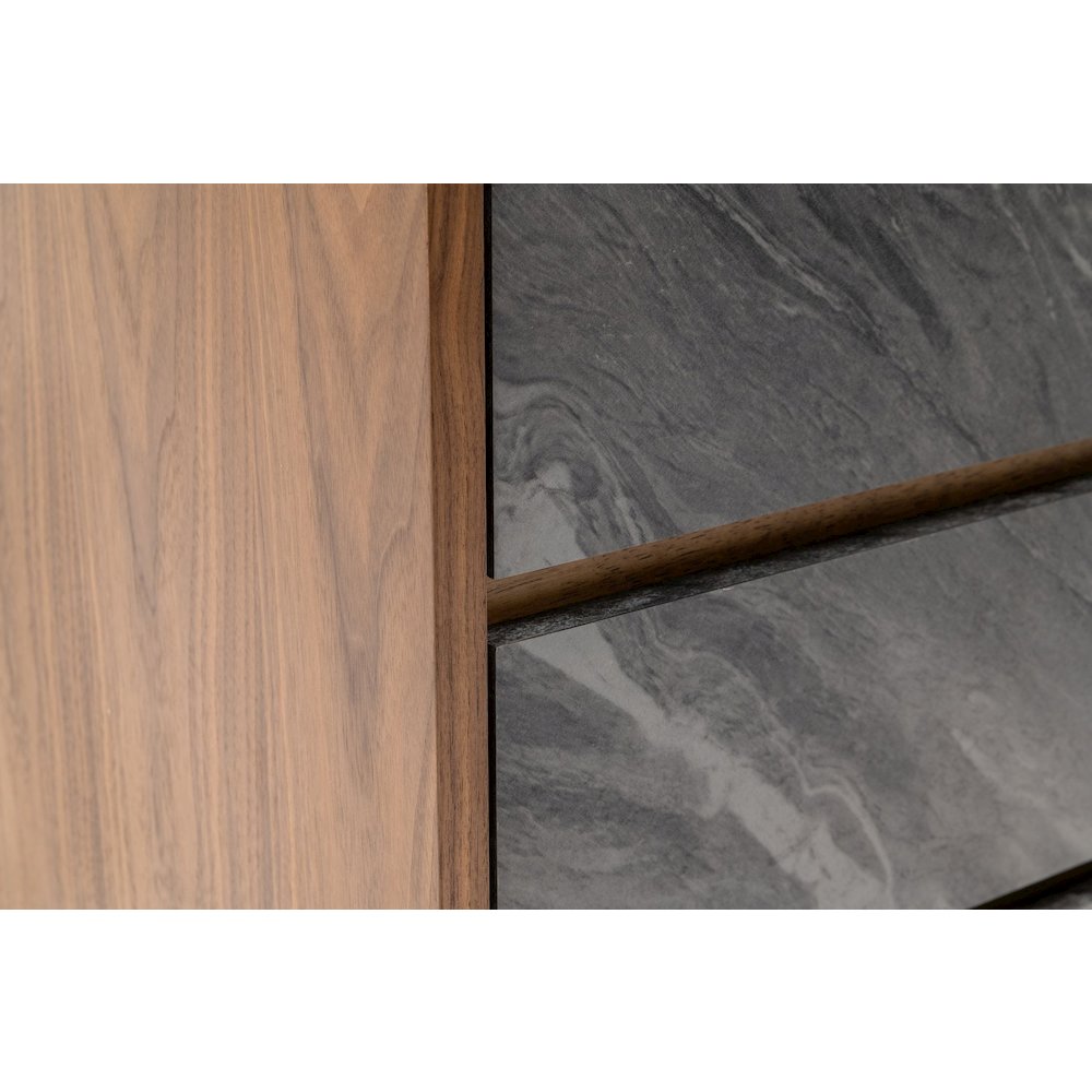 Nova Domus Metcalf - Mid-Century Walnut & Grey Dresser. Picture 4