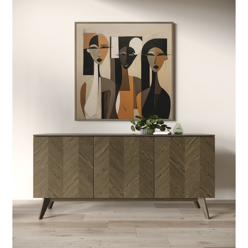 Modrest Costello - Mid-Century Modern Wenge Buffet. Picture 2