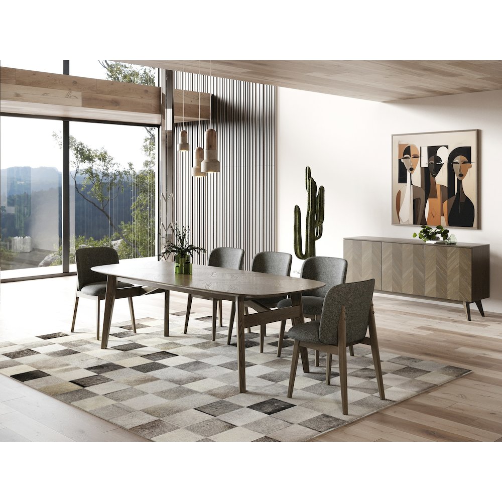 Modrest Costello - Mid-Century Modern Wenge Dining Table. Picture 4