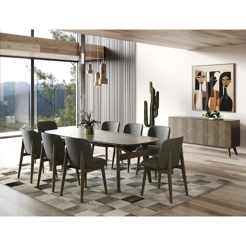 Modrest Costello - Mid-Century Modern Wenge Dining Table. Picture 3