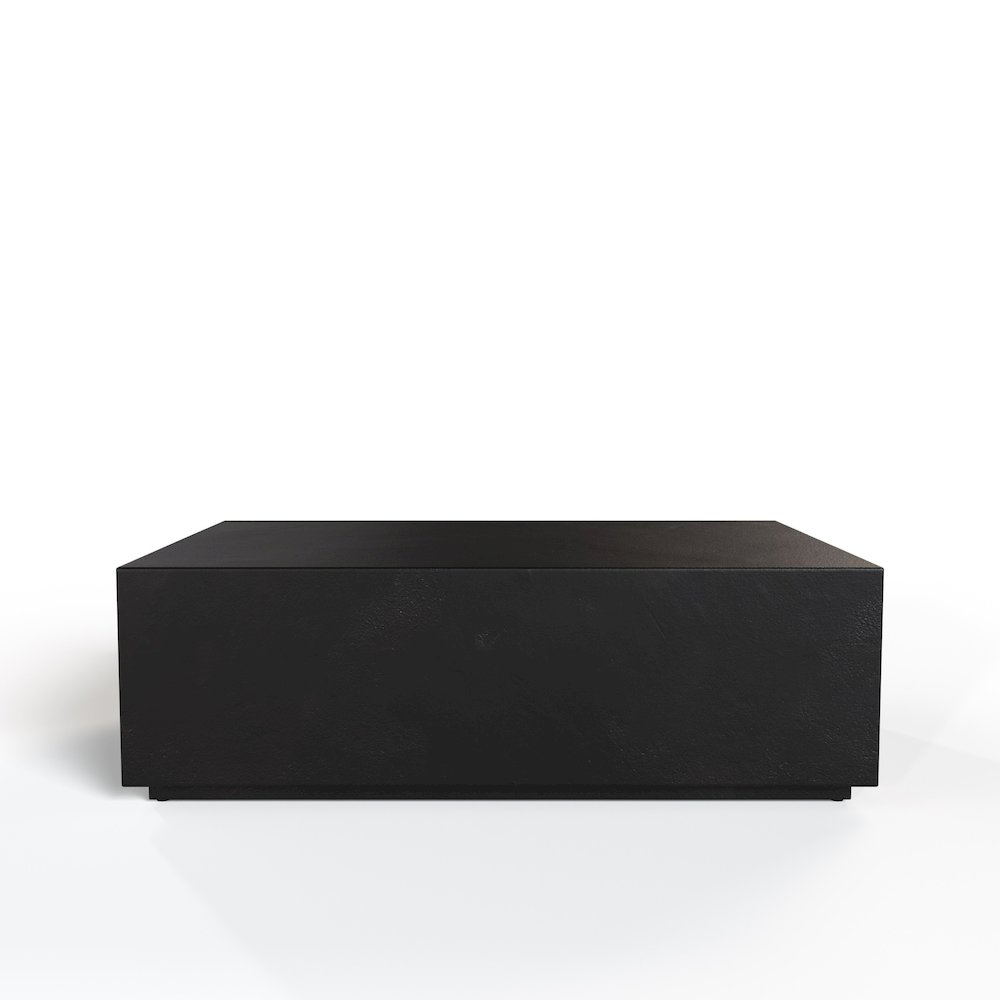 Modrest Fresno - Modern Black Concrete Coffee Table. Picture 3