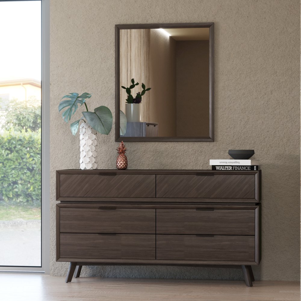 Modrest Roger - Mid-century Acacia Mirror. Picture 2