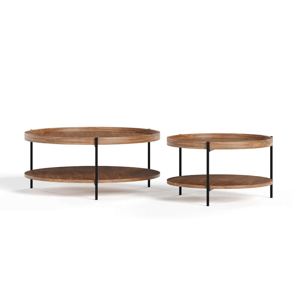Savoy - Modern Walnut Large Coffee Table. Picture 2