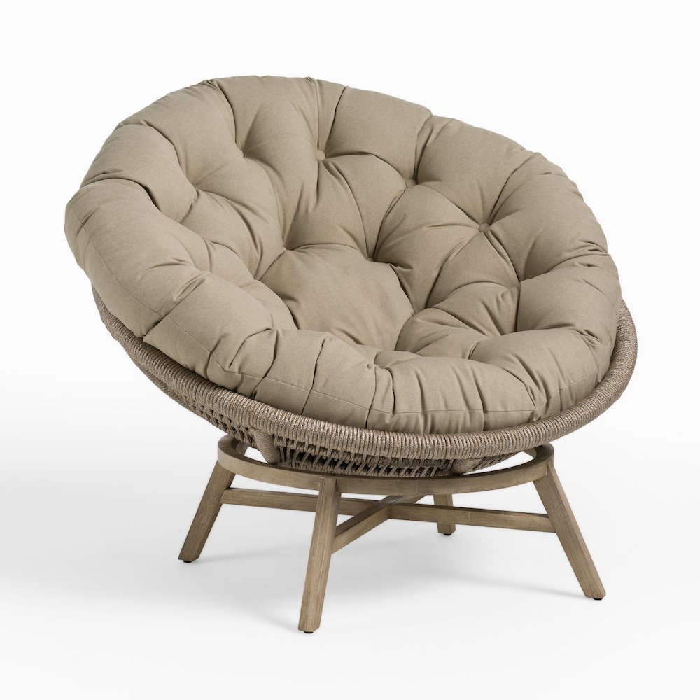 Renava Moon - Outdoor Beige Lounge Chair. Picture 3