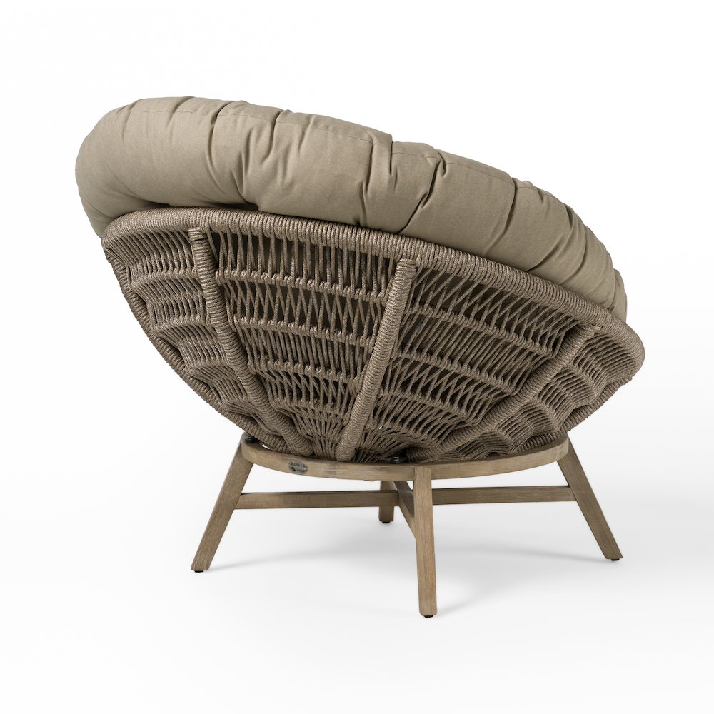 Renava Moon - Outdoor Beige Lounge Chair. Picture 6