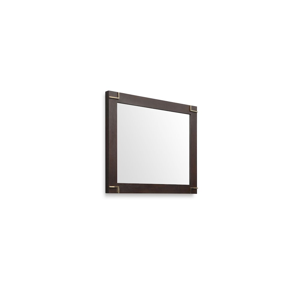 Modrest Moontide - Modern Smoked Ash & Gold Mirror. Picture 2